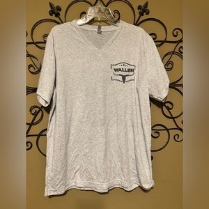 Women’s XL Wallen“Last Night” V Neck Tee